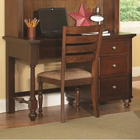 Casual Computer Writing Desk with 4 Drawers